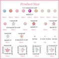 thumbnail image 2 of 380 Pcs Pink Glass Beads Kit Mixed Pearl Beads Jade Beads Crackle Beads Including Round/Fish/Starfish Glass Beads Cat Eye Beads Seed Beads for Crafting Jewelry Making, 2 of 6