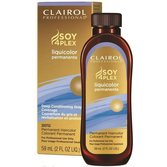 Clairol Professional Permanent Liquicolor for Dark Hair Color, 4a Light Cool Brown, 2 oz.