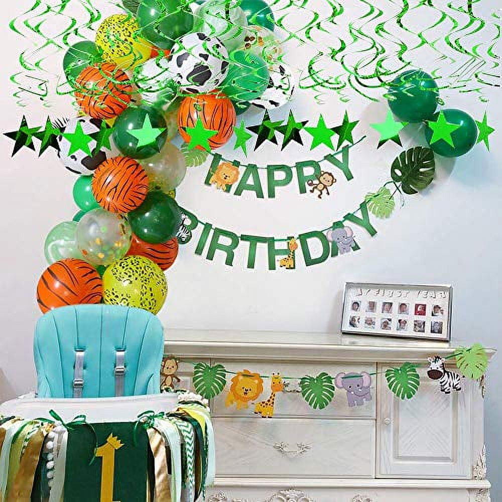 36-Pack Mardi Gras Swirl Decorations - Gold, Purple & Green Foil Hanging Spirals For Parties