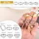 thumbnail image 2 of 20 Piezas Base de Anillo de Metal en Blanco, Ajustable de 6/8/10/12/14mm para Hacer Joyería DIY, Plata, 2 of 7