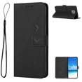 thumbnail image 1 of Allytech for Moto G Power 2021 Wallet Case,Embossed PU Leather Folio Flip Wristlet Shockproof Credit Card Slots Stand Case for Motorola Moto G Power 2021 6.6 inch, Black, 1 of 7