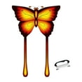 thumbnail image 1 of Butterfly Kite Single Line Kite portátil Hermoso juguete de playa Fun Fácil de volar para Amarillo, 1 of 8