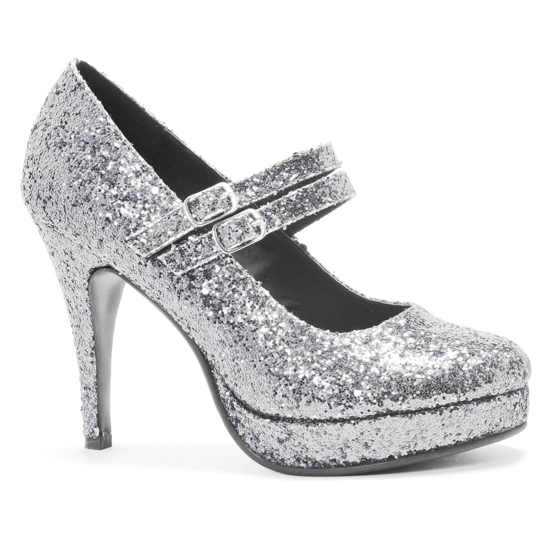 High Heel Silver Shoes - Walmart.com