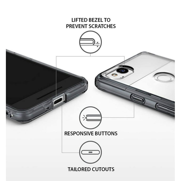 Xpression Cover for Apple iPhone SE 3 SE/8/7 Body Frame Hybrid Defender Rubber Gummy TPU Clear Hard Back Phone Case - Smoke Black - Walmart.com