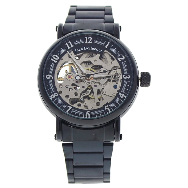 Jean Bellecour - REDH3 Black Stainless Steel Bracelet Watch by Jean ...