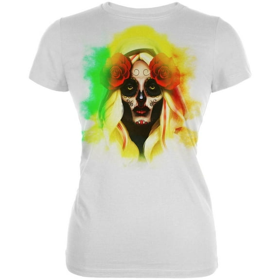 The Day after Cinco De Mayo Juniors Soft T Shirt White MD