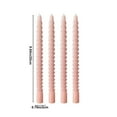 thumbnail image 3 of Candles under $5! kkbbma 4 Pack Spiral Taper Candles for Home Decoration, Long Candl Sticks Candlesticks for Dinner Party Wedding Holiday, Smokeless, 3 of 6