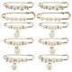 thumbnail image 3 of 15 broches de perlas artificiales para pantalones, imperdibles decorativos para cintura, pinzas para pantalones, pinzas para suéter y chal., 3 of 7