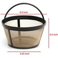 thumbnail image 2 of YSTIANN 2 Packs 8-12 Cup Reusable Basket Coffee Filter for Mr. Coffee Makers - BPA Free Permanent Mesh Filter Replacement for Paper Filters WJ94-2852, 2 of 7