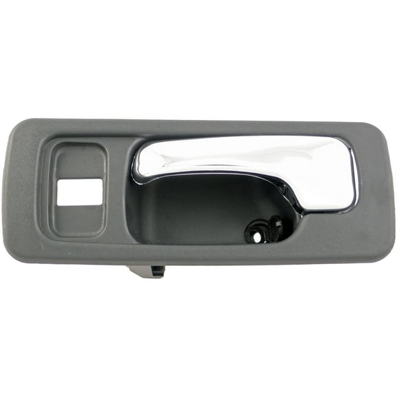 Dorman 92429 Front Driver Side Interior Door Handle for Specific Honda Models, Black; Chrome