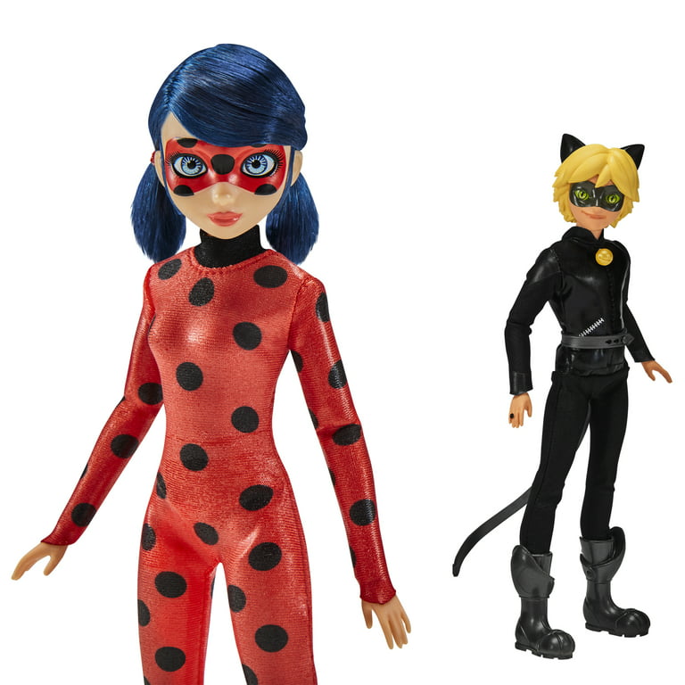 Miraculous Ladybug Movie Ladybug & Cat Noir 2 Pack 