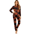 thumbnail image 3 of Halloween Family Matching Pajamas Sets, Halloween Family Loungewear, SpiderWeb Printed Holiday PJS Sleepwear, Halloween Soft Home Relaxing Night Clothes Matching Pjs Set Home Clothes, 3 of 6