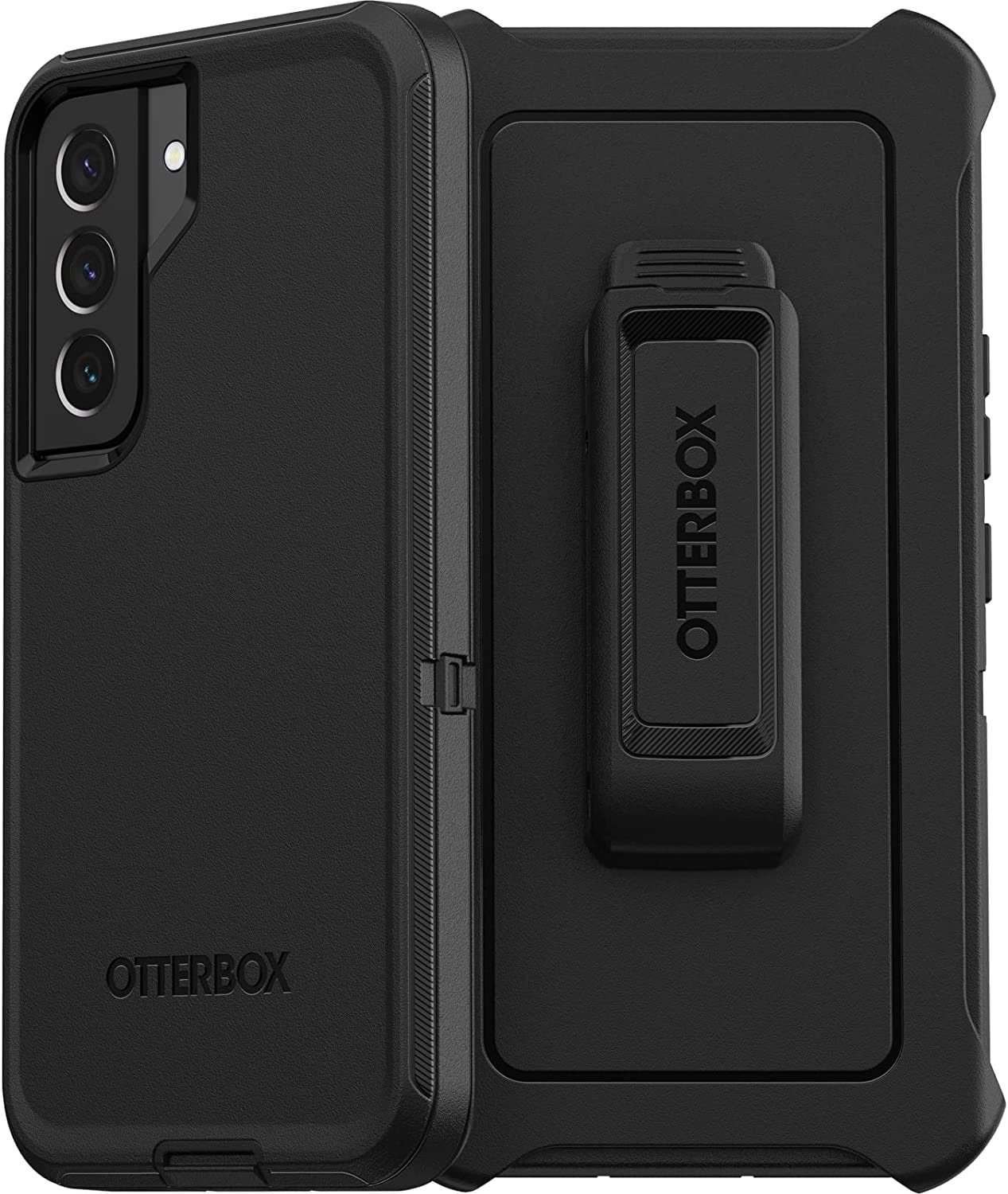 OtterBox DEFENDER SERIES SCREENLESS Case Case for Galaxy S22 BLACK