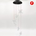 thumbnail image 1 of CAROOTU Solar Wind Chime Chandelier Color Changing Solar String Hummingbird Butterfly Lights Home Supplies, 1 of 6