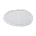 thumbnail image 1 of de la bandeja de almacenamiento de bricolaje de silicona de resinas para de refrigerios de , decoración para hogar Oval Gloria Moldes del soporte de maquillaje, 1 of 9
