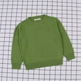thumbnail image 3 of SYNPOS 1-8T Toddler Baby Girl Boy Knit Sweater Crewneck Long Sleeve Solid Color Pullover Top, 3 of 4