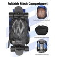 thumbnail image 4 of WOLT Blue Skateboard Backpack, 15.6 Inch Laptop Backpack for Men Women, Sports Backpack with Ball Holder for Longboard, 4 of 7