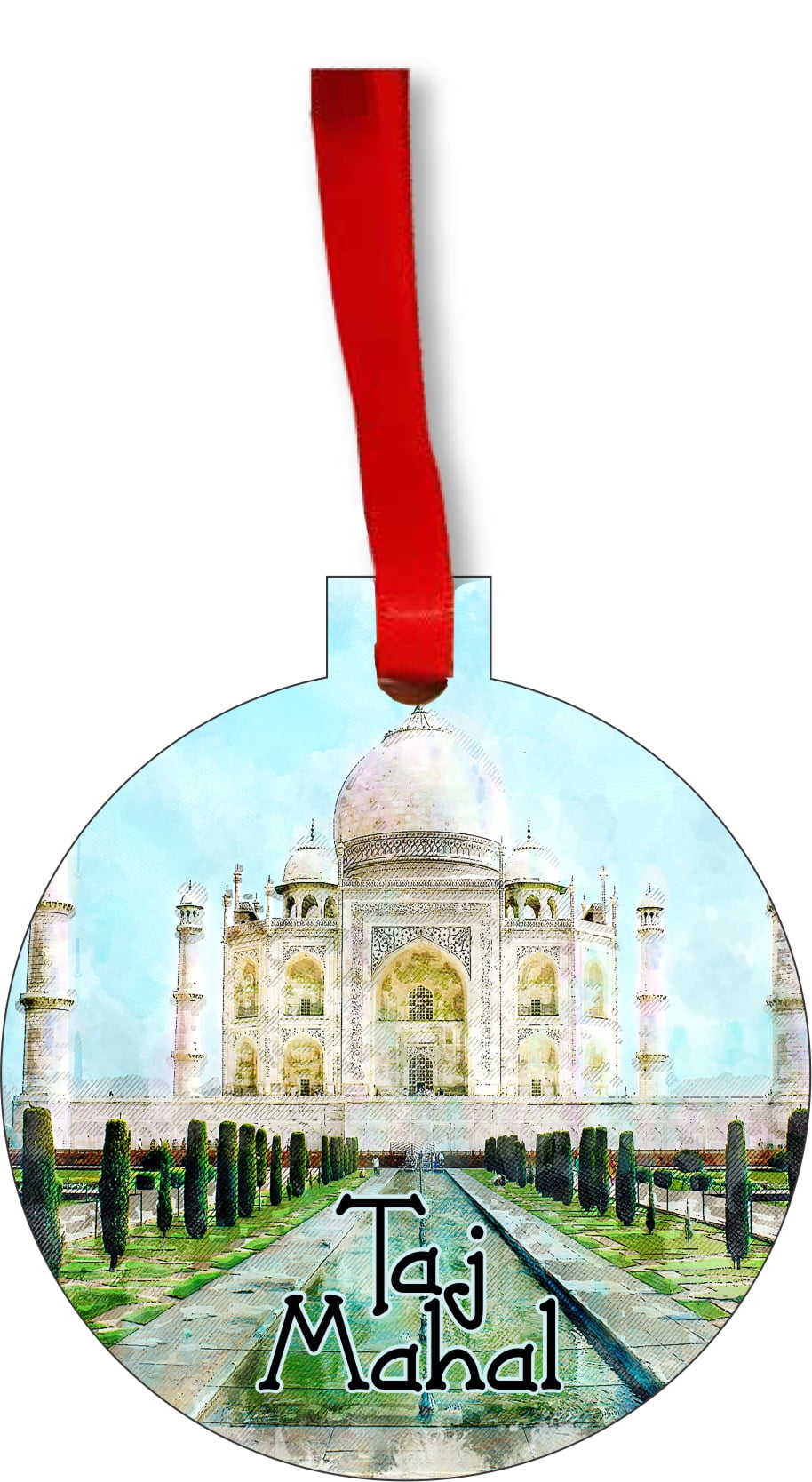 Taj Mahal Ornament Taj Mahal Christmas Ornament India Christmas