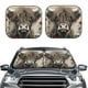 thumbnail image 2 of Fotbe Butterfly Cow With Flowers Juego de 2 Piezas de Parasoles para Parabrisas | Bloqueador Solar para Auto | Accesorios Plegables para Protección Solar Interior-Large, 2 of 6