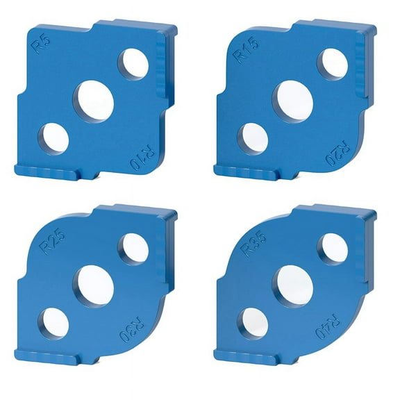 Radius Jig Router Templates 4 Pcs, Corner Radius Routing Templates, High Hardness Ak1513