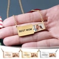 thumbnail image 2 of Personalized Photo Box Necklace Custom Photo Necklace Collar Chain Pendant, 2 of 8