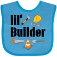 thumbnail image 3 of Inktastic Lil Builder Future Construction Worker Boys or Girls Baby Bib, 3 of 4