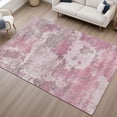 thumbnail image 6 of Addison Rugs Mayfield Premium Machine Washable Transitional Abstract Pink Rectangle Rug, 10' x 14', 6 of 6