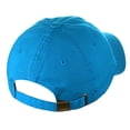 thumbnail image 4 of NYFASHION101 Unisex Adjustable 6-Panel Low-Profile Baseball Cap LOW100- EP Turquoise, 4 of 4