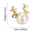 thumbnail image 3 of Xihbxyly Pendientes Navideños, Adornos Navideños Chapados En Color, Diseño de Aleación Cómodo, Tamaño Pequeño Exquisito, Ideal para Celebraciones, Exhibiciones y Colecciones, Regalo Perfecto para Ami, 3 of 4