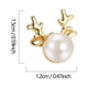 thumbnail image 2 of Pendientes para Mujer, Regalos para Mujer Adornos navideños para las orejas Pendientes navideños con adornos Pendientes con broche, 2 of 3