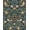 Midnight Blue, variant on Seabrook Designs  Fragaria Garden Prepasted Wallpaper 20.5 in. W x 33 ft. L - Ebony