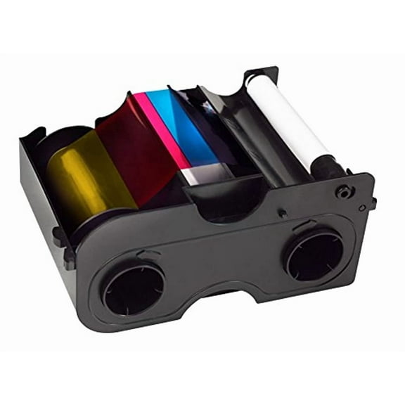 Fargo - Black, yellow, cyan, magenta - print ribbon (color) - for DTC 1000, 400 Single-Sided, 400e Single-Sided; Persona C30 Single-Side, C30e Single-Side