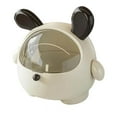 thumbnail image 1 of Amzcrzy Trash Can Trash Can Cute Desktop Trash Can with Lid Cute Style Desktop Waste Bin Portable Tabletop Dustbin Storage for Home and Office Bathroom Accessories Home and Kitchen Garbage Can, 1 of 5
