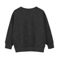 thumbnail image 6 of Boys Girls V-Neck Sweatshirt with Pocket, Kids Long Sleeve Thin Fleece Pullover Tops for Sports Casual Girls Hooded Jacket Dark Gray 2Y, 6 of 8