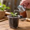 thumbnail image 4 of Clear Plastic Nursery Pot 5in with Drainage Holes Transparent Seedling Cup for Garden Yard Plant Growing, 4 of 6