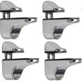 thumbnail image 1 of Adjustable Glass Shelf Bracket, 4 Pcs Glass Shelf Bracket, Wall Mounted Glass Clamp, Glass Shelf Bracket, For Glass Shelf, 1 of 5
