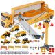 thumbnail image 1 of Muyoka Juguetes de construcción Camión Juego de autos Ingeniería Camión Juego Bulldozer Carretilla elevadora Apisonadora Volcado Grúa de elevación Mezcladora de cemento y excavadora Juguete Niños Inge Muyoka Hogar, 1 of 7