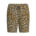 thumbnail image 4 of Wukai Leopard Men’s Short Pajama Pants With Pockets Soft Sleep Pj Shorts for Men-4X-Large, 4 of 6