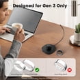thumbnail image 2 of Cargador inalámbrico Sylacor para anillo Oura Gen 3 tamaño 7 USB-C, 2 of 7