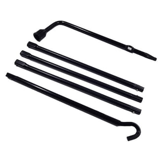 Spare Tire Jack Handle & Lug Wrench Kit - Compatible With 2019 Ram 1500 Classic, Black