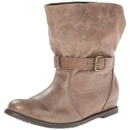 Womens Brown Tweed - ALL BLACK Women's Belt and Tweed Boot, Brown, 37.5 EU/7 M US