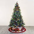thumbnail image 3 of SAFAVIEH 7.5 F Pre-Lit Fully Decorated Artificial Christmas Tree With Pine Cones, Green, 3 of 12