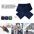 thumbnail image 3 of USB Women Men Heating Scarf Temperature Scarf 3 Gears Adjustable USB Charging Heat Control Neck Warmer For Cycling Camping USB Heated Scarf - Temperature Adjustable Heating Scarf, 3 of 10
