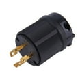 thumbnail image 1 of MYG Locking NEMA L14-30P Lock Plug 30A 125-250V 4 Prong for Generator Cord, 1 of 9