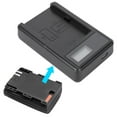 thumbnail image 1 of Cargador de Batería Portátil ANGGREK para Cámara LP E6 Pantalla de Carga LCD Negro, 1 of 8