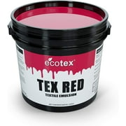 Ecotex® Tex-Red Screen Printing Emulsion (Pint - 16oz.) Pre-Sensitized Photo Emulsion for Silk Screens and Fabric - for Screen Printing Plastisol Inks, Pure Photopolymer Screen Printing Supplies