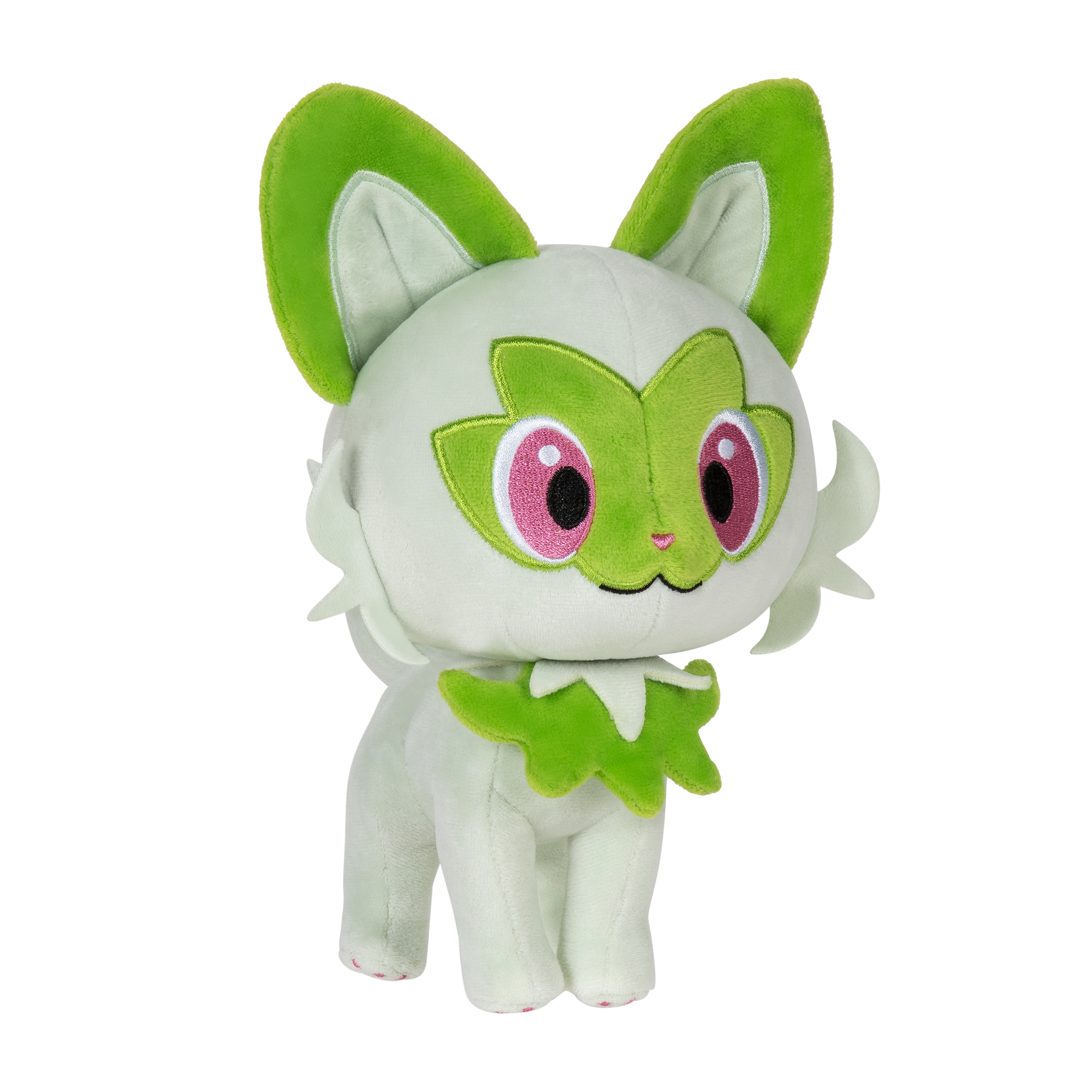 Pokemon Sprigatitio Plush - 8-Inch Soft Plush with Authentic Details