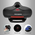 thumbnail image 5 of ROCKBROS Bike Saddle Wide Comfort Bicycle Seat,Memory Foam Padded Thickened Sponge Cycling Cushion Universal Fit for Bicycle Comfort Ride, 5 of 12