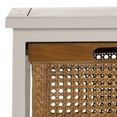 thumbnail image 6 of SAFAVIEH Jackson Country Rustic Storage Unit with 4 Drawers, Quartz Grey/Cane, 6 of 7