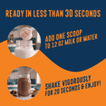 thumbnail image 5 of FlavCity Whey Protein Powder - Chocolate - 25g Protein All-in-One Smoothie - 10 Servings/17.46oz, 5 of 7